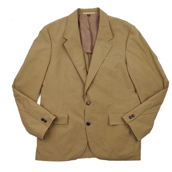 JCREW 40S Relaxed Fit Suit Jacket in Cotton Poplin British Khaki $268 CF203 - Picture 4 of 6